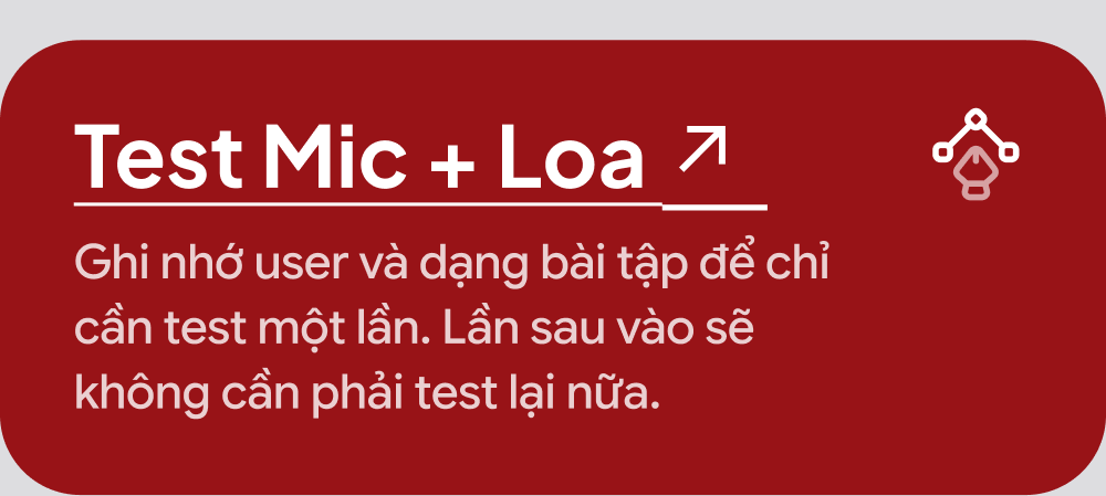 Ghi chú thiết kế về việc ghi nhớ kết quả test mic